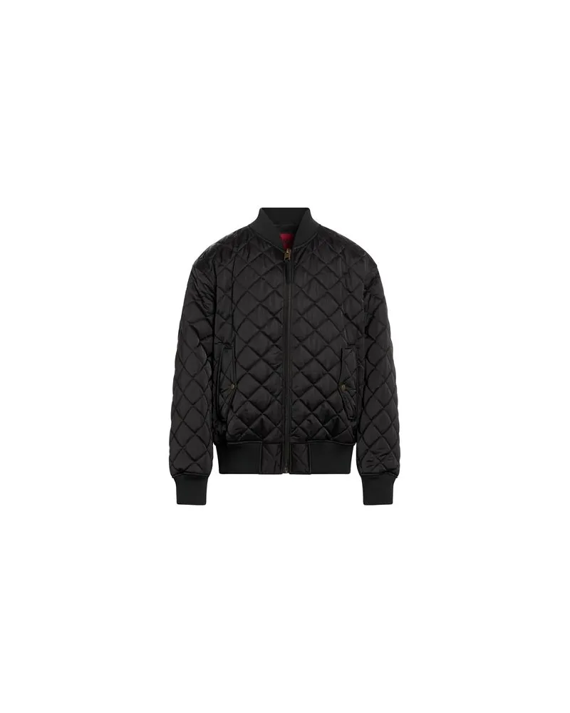 HUGO BOSS JACKEN & MÄNTEL - Pufferjacken & Daunenjackenauf YOOX.COM Schwarz