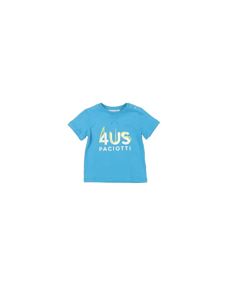 Cesare Paciotti TOPS - T-shirtsauf YOOX.COM Azurblau