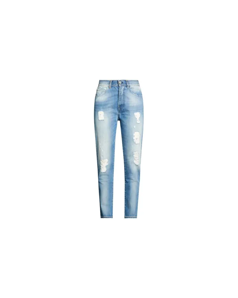 PMDS PREMIUM MOOD DENIM SUPERIOR HOSEN & RÖCKE - Jeanshosenauf YOOX.COM Blau