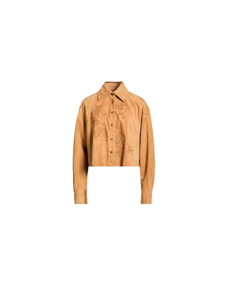 Ermanno Scervino TOPS - Hemdenauf YOOX.COM Lederfarben