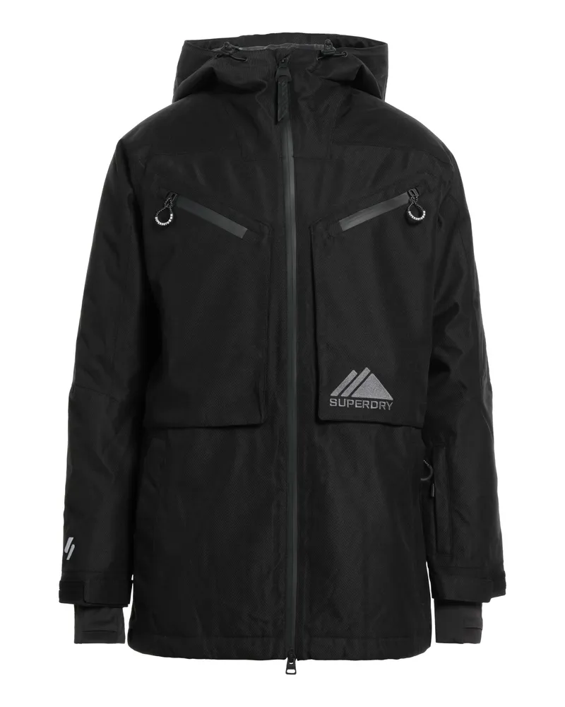 Superdry. Jacke & Anorak Schwarz