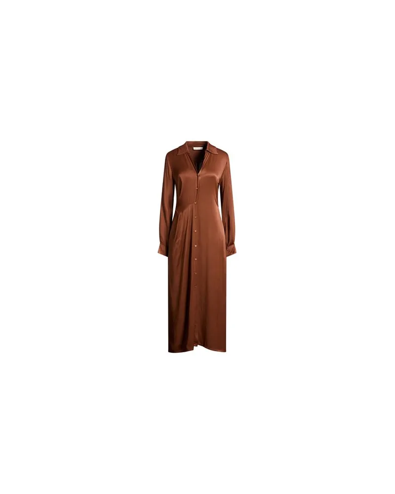 Manila Grace KLEIDER - Maxi-Kleiderauf YOOX.COM Braun