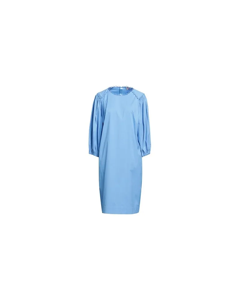 Maison Common KLEIDER - Midi-Kleiderauf YOOX.COM Hellblau