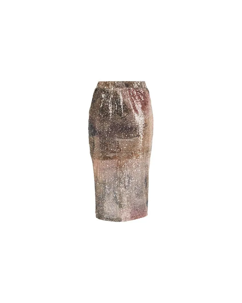 KONTATTO HOSEN & RÖCKE - Midi-Röckeauf YOOX.COM Kupfer