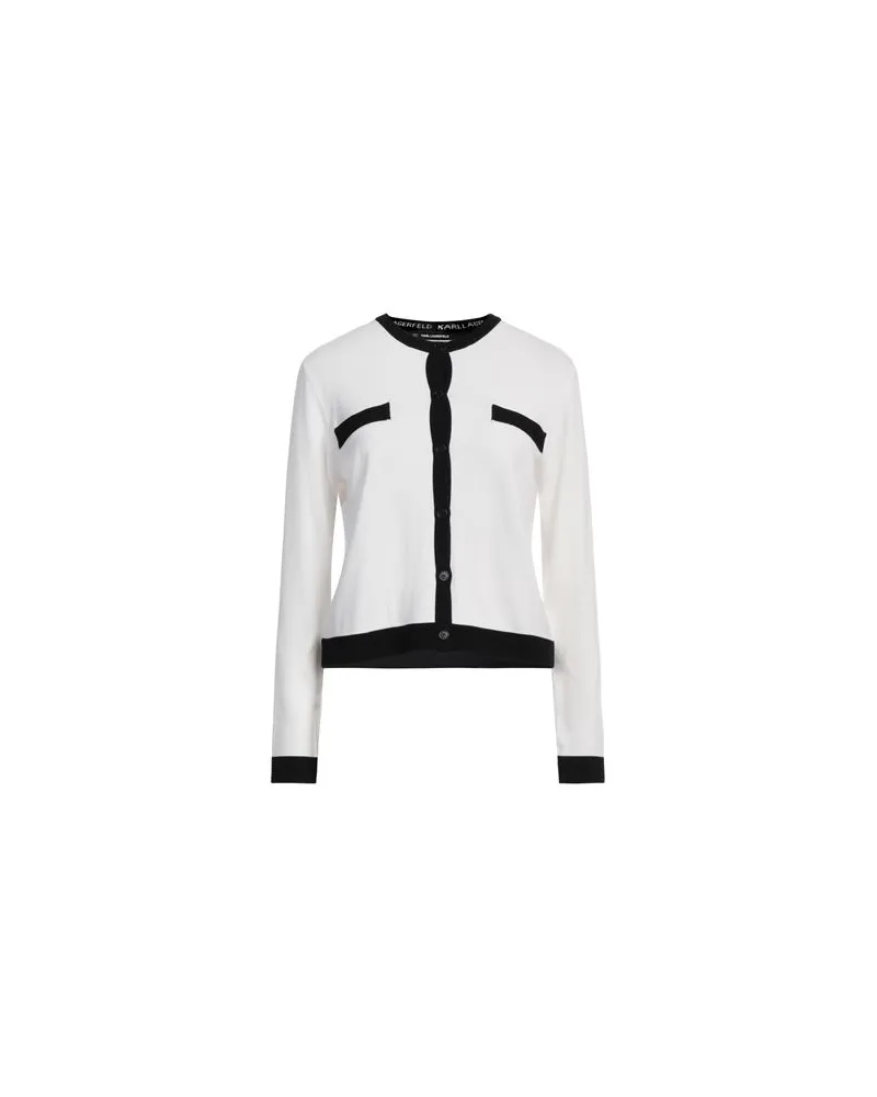 Karl Lagerfeld KARL CARES - STRICKWAREN - Strickjackenauf YOOX.COM Weiß