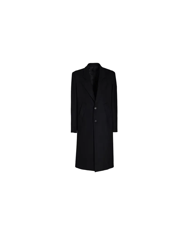 8 by Yoox WOOL BLEND LONG COAT  - JACKEN & MÄNTEL - Mäntelauf YOOX.COM Schwarz