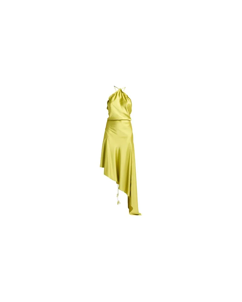 ATTICO KLEIDER - Midi-Kleiderauf YOOX.COM Limettengrün