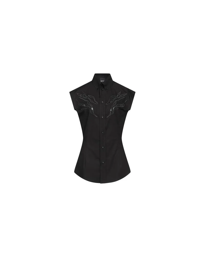 Just Cavalli TOPS - Hemdenauf YOOX.COM Schwarz