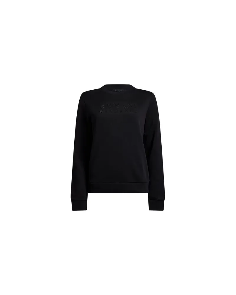 Armani Exchange TOPS - Sweatshirtsauf YOOX.COM Schwarz