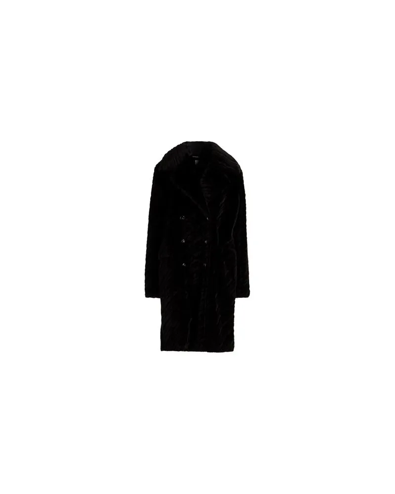 Fracomina JACKEN & MÄNTEL - Mäntelauf YOOX.COM Schwarz