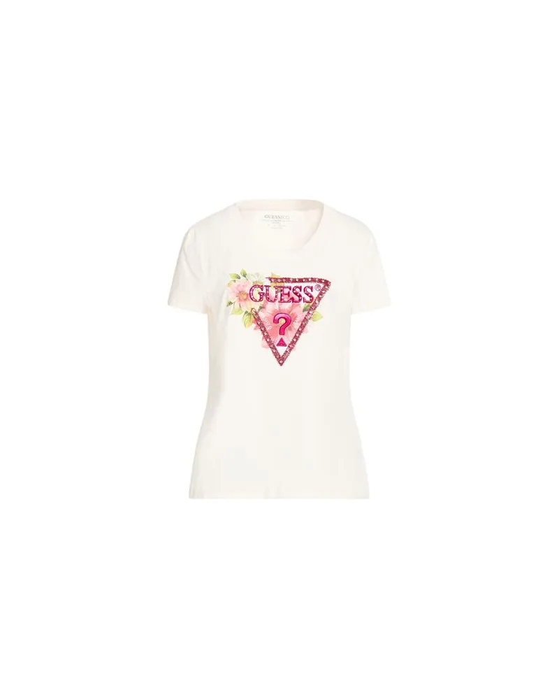 Guess TOPS - T-shirtsauf YOOX.COM Elfenbein