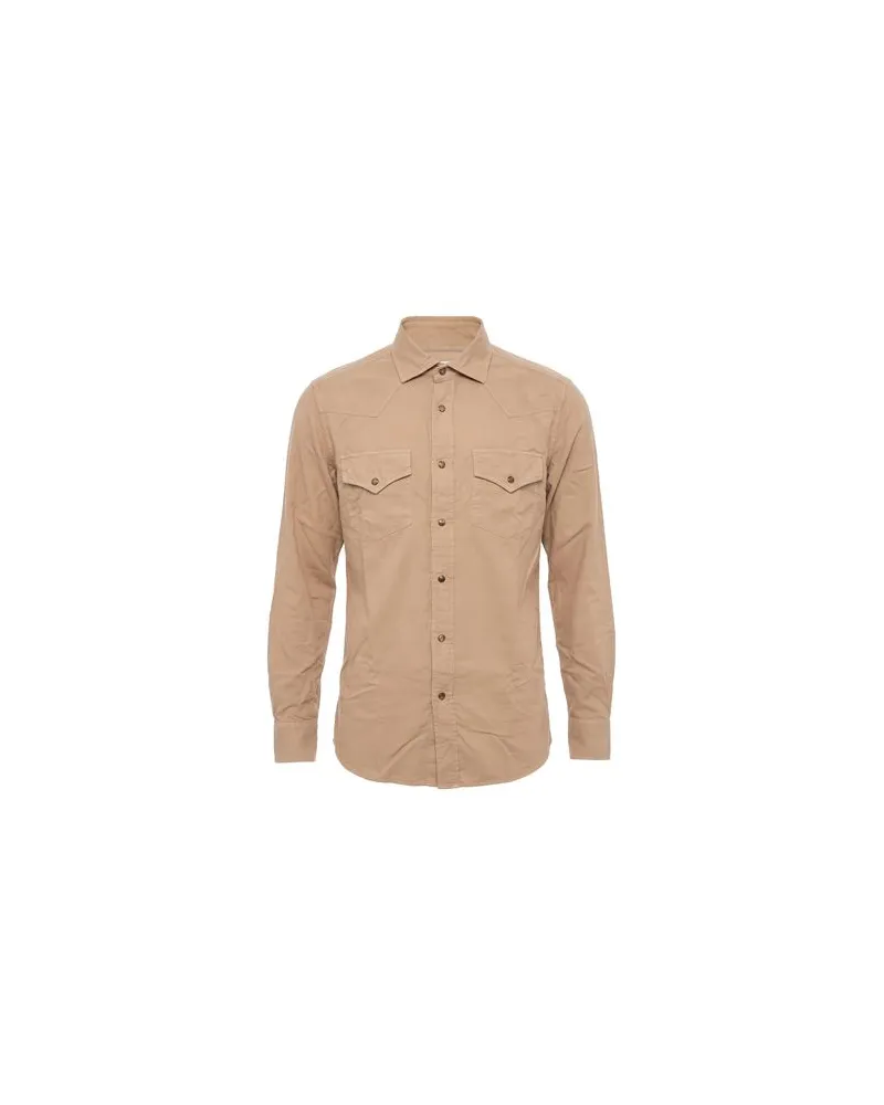 Brunello Cucinelli TOPS - Hemdenauf YOOX.COM Kamel