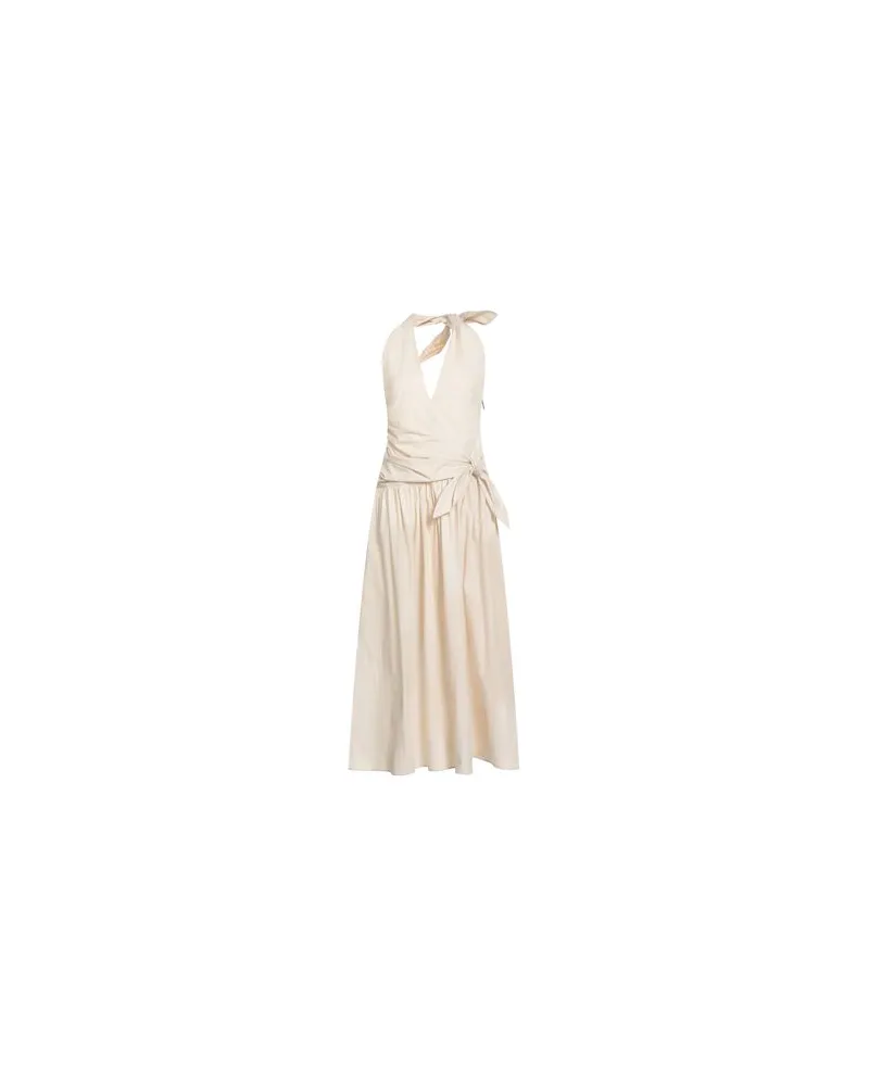 MSGM KLEIDER - Maxi-Kleiderauf YOOX.COM Beige