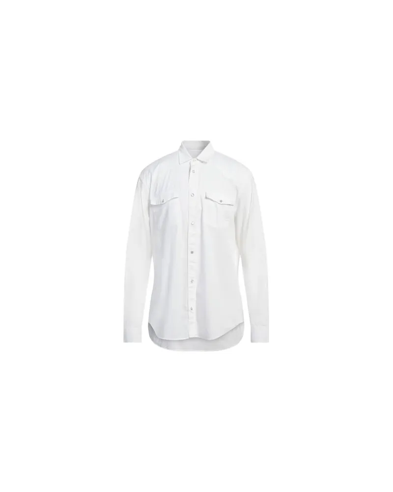 Dondup TOPS - Jeanshemdenauf YOOX.COM Weiß