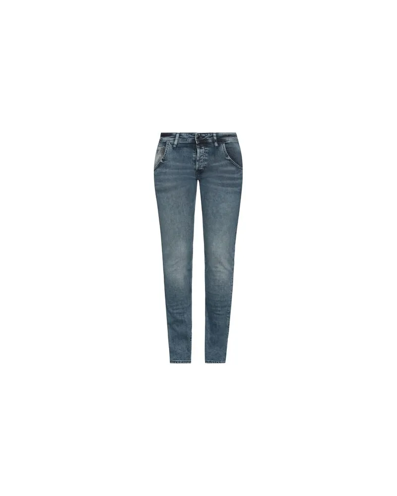Guess HOSEN & RÖCKE - Jeanshosenauf YOOX.COM Blau
