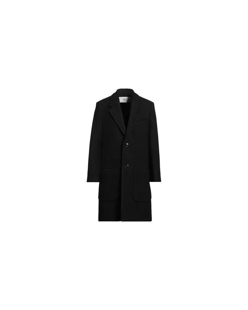 AMI Paris JACKEN & MÄNTEL - Mäntelauf YOOX.COM Schwarz