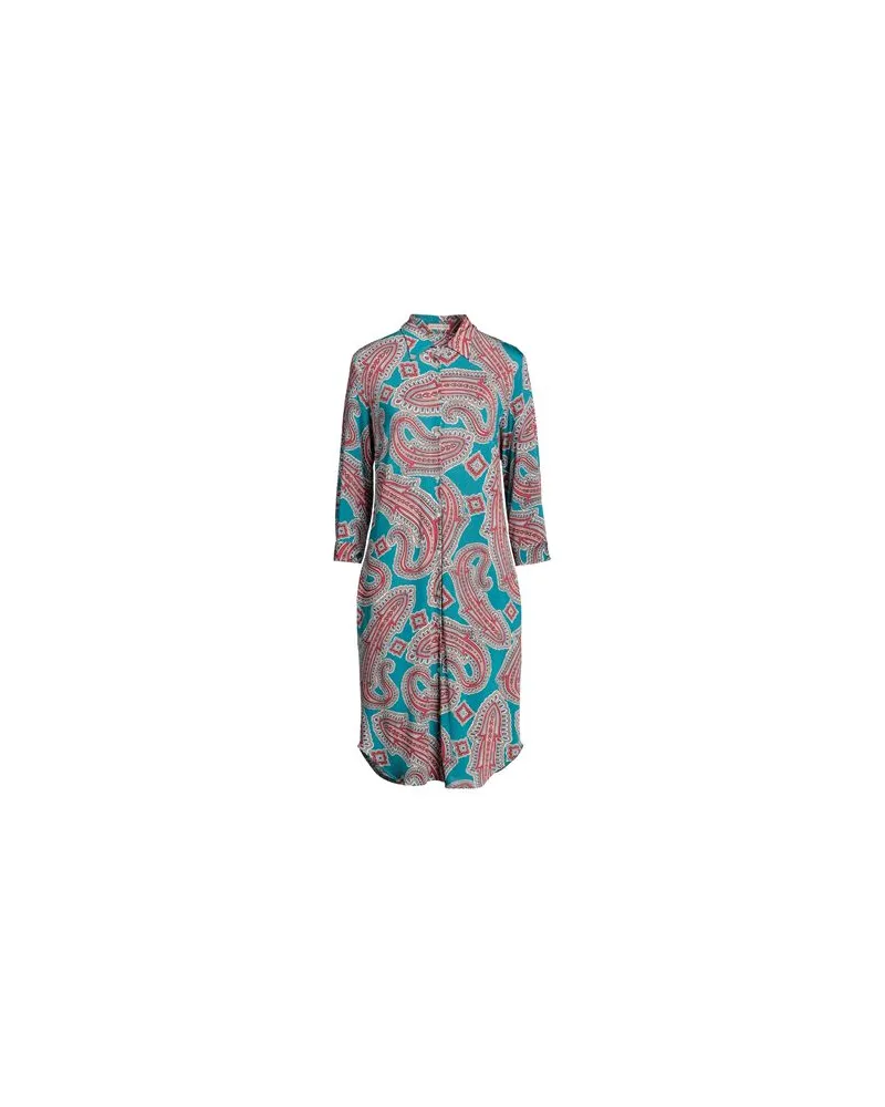 Camicettasnob KLEIDER - Midi-Kleiderauf YOOX.COM Aquamarin
