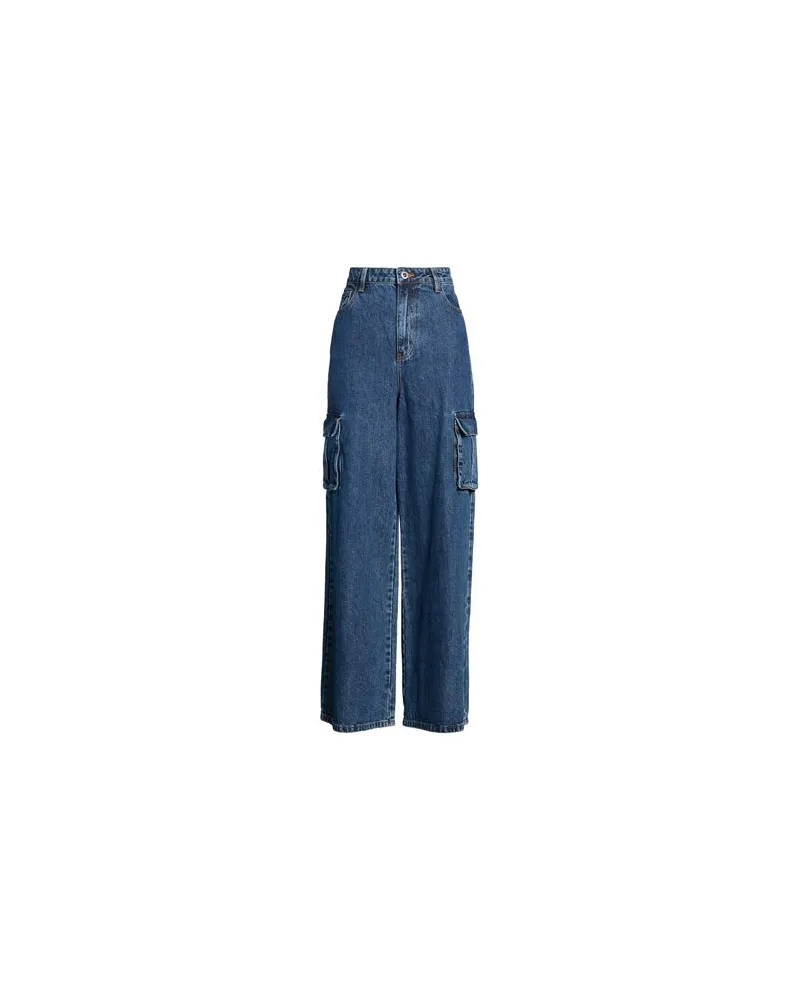 Self-Portrait HOSEN & RÖCKE - Jeanshosenauf YOOX.COM Blau