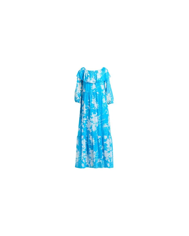 Max Mara KLEIDER - Maxi-Kleiderauf YOOX.COM Azurblau