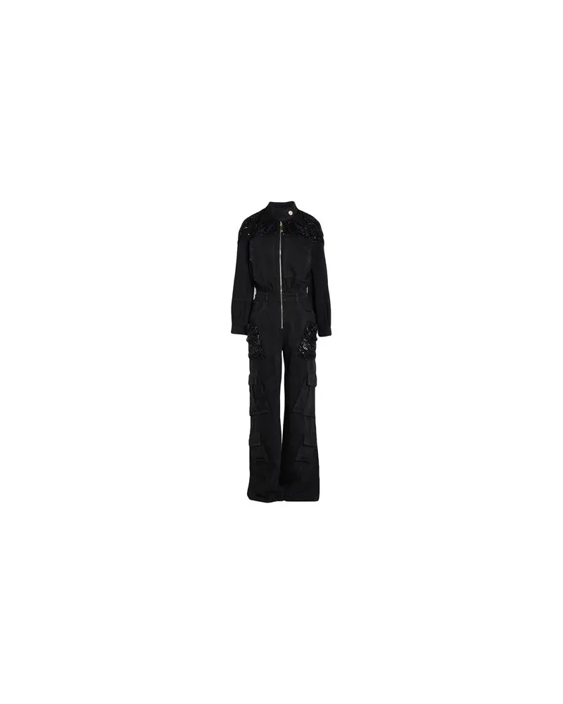 Elisabetta Franchi OVERALLS - Jumpsuitsauf YOOX.COM Schwarz