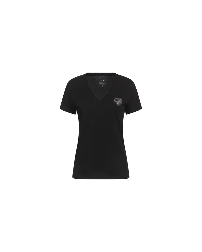 Armani Exchange TOPS - T-shirtsauf YOOX.COM Schwarz