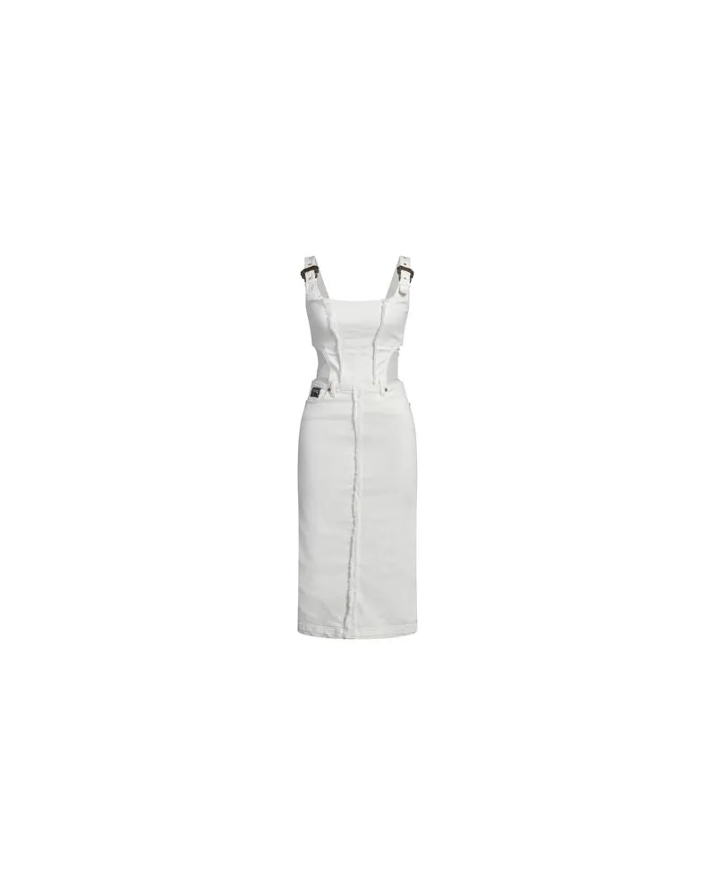 Versace Jeans KLEIDER - Midi-Kleiderauf YOOX.COM Weiß