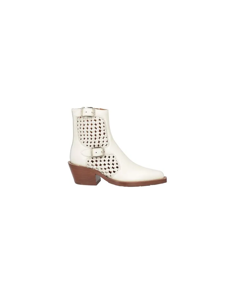 Chloé SCHUHE - Stiefelettenauf YOOX.COM Weiß