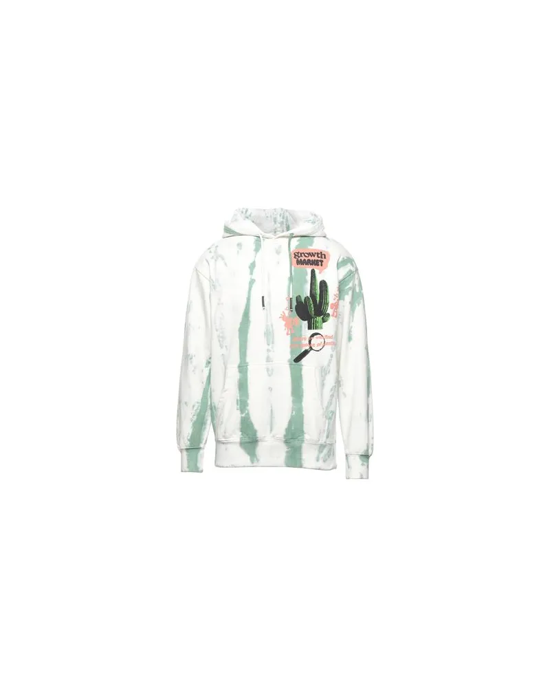 Market GROWTH  TIE-DYE HOODIE - TOPS - Sweatshirtsauf YOOX.COM Grün