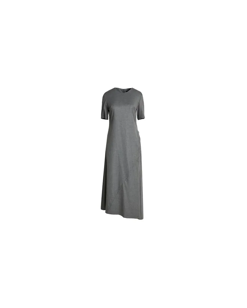 Icona By Kaos KLEIDER - Maxi-Kleiderauf YOOX.COM Grau