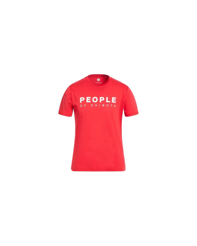 People of Shibuya TOPS - T-shirtsauf YOOX.COM Rot
