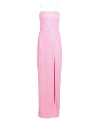 ROTATE Birger Christensen Maxi-Kleid Rosa