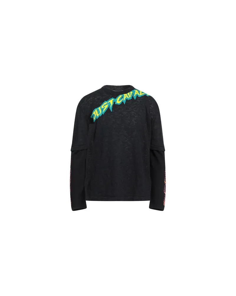Just Cavalli STRICKWAREN - Pulloverauf YOOX.COM Schwarz