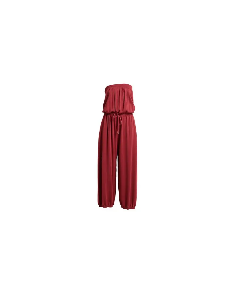 Malo OVERALLS - Jumpsuitsauf YOOX.COM Ziegelrot