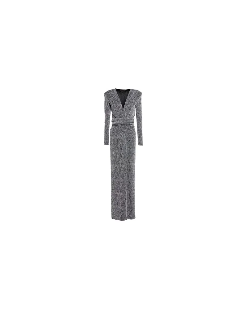 Simona Corsellini KLEIDER - Maxi-Kleiderauf YOOX.COM Silber