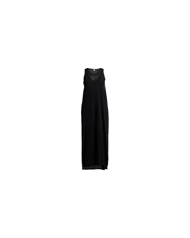 Totême KLEIDER - Maxi-Kleiderauf YOOX.COM Schwarz
