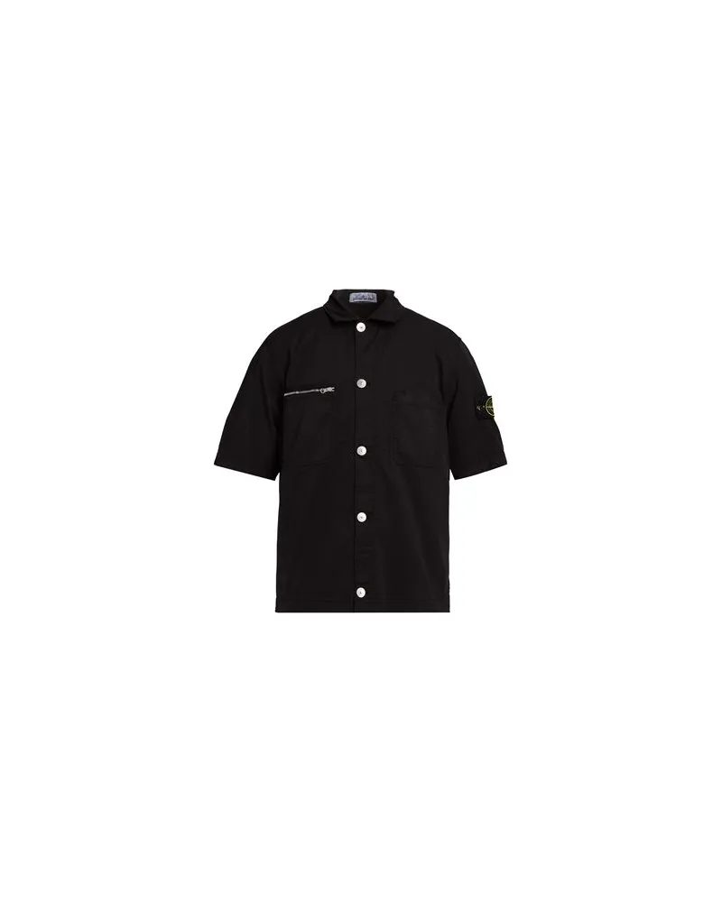 Stone Island TOPS - Hemdenauf YOOX.COM Schwarz
