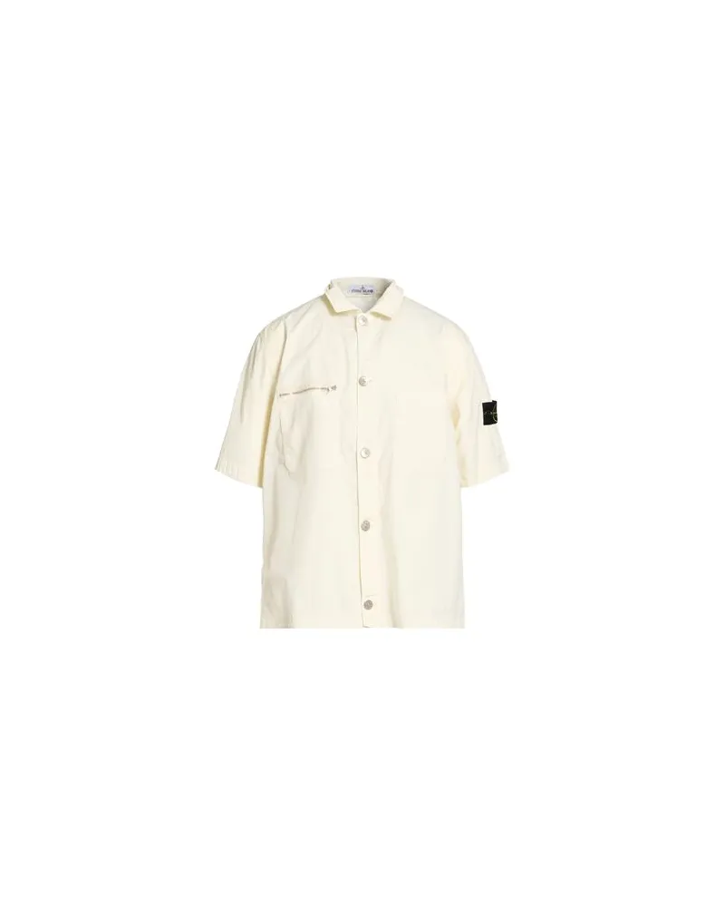Stone Island TOPS - Hemdenauf YOOX.COM Elfenbein