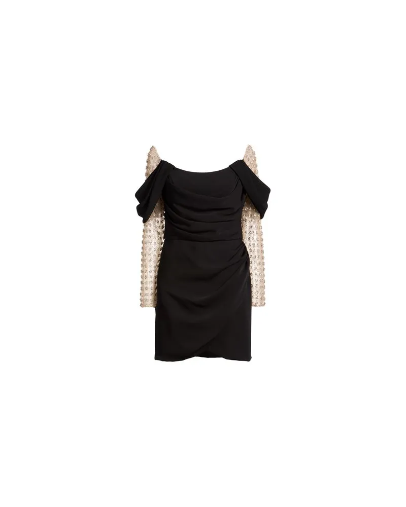 COSTARELLOS KLEIDER - Mini-Kleiderauf YOOX.COM Schwarz