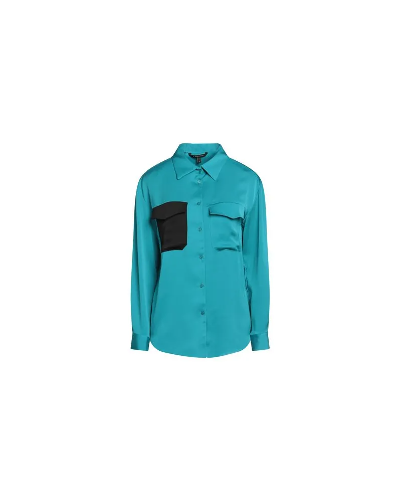 Armani Exchange TOPS - Hemdenauf YOOX.COM Aquamarin