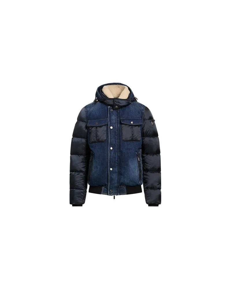 MOORER JACKEN & MÄNTEL - Pufferjacken & Daunenjackenauf YOOX.COM Blau