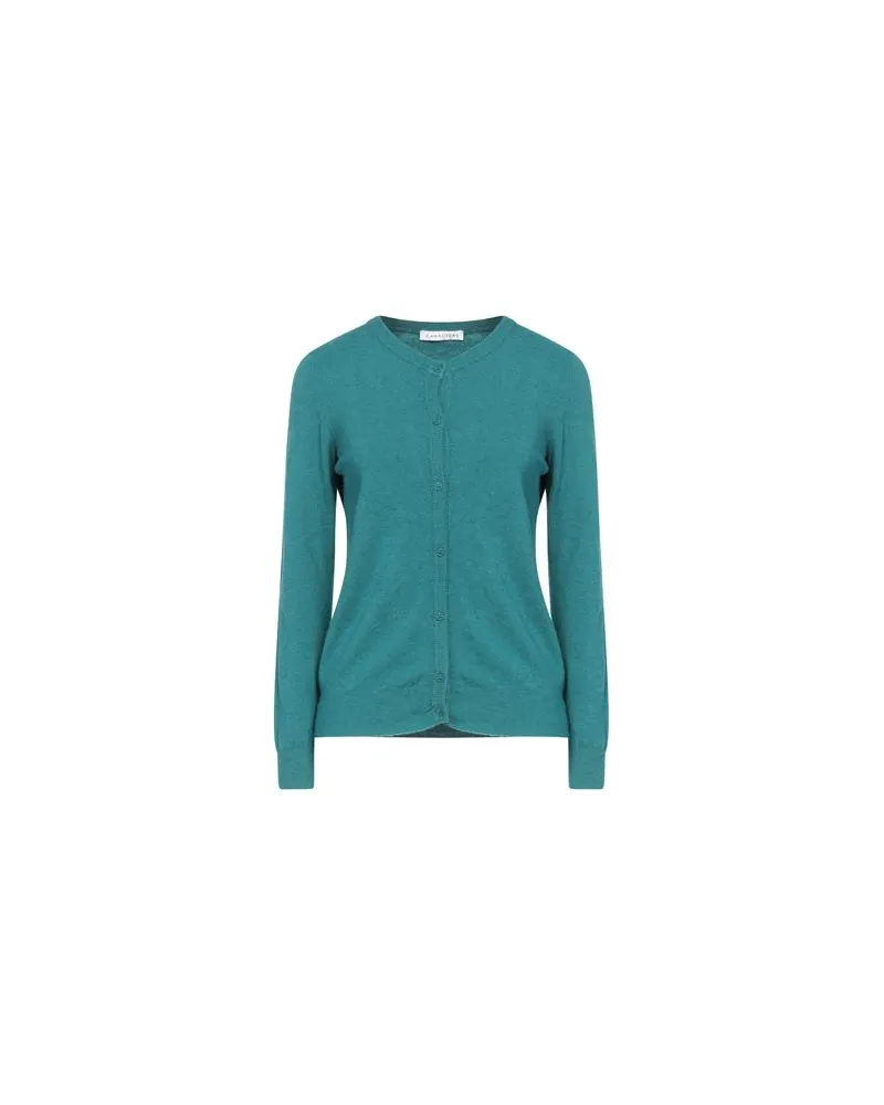 Caractère STRICKWAREN - Strickjackenauf YOOX.COM Aquamarin