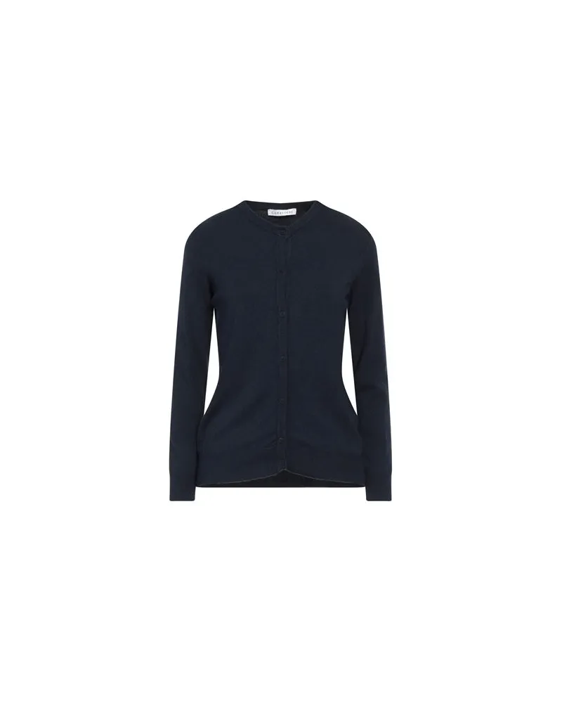 Caractère STRICKWAREN - Strickjackenauf YOOX.COM Nachtblau