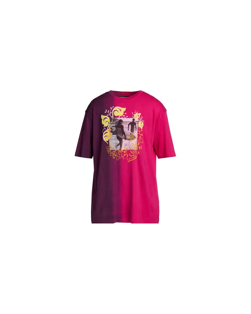 Versace Jeans TOPS - T-shirtsauf YOOX.COM Magenta