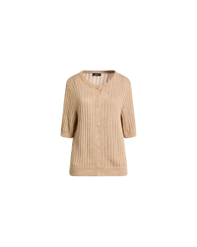 Peserico EASY - STRICKWAREN - Strickjackenauf YOOX.COM Sand