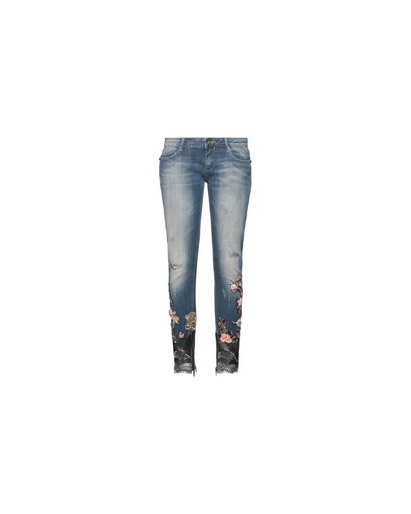 Fracomina JEANS - HOSEN & RÖCKE - Jeanshosenauf YOOX.COM Blau