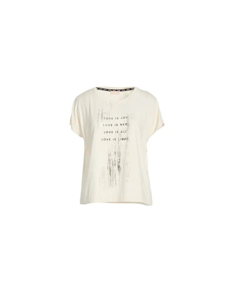 Liu Jo TOPS - T-shirtsauf YOOX.COM Elfenbein