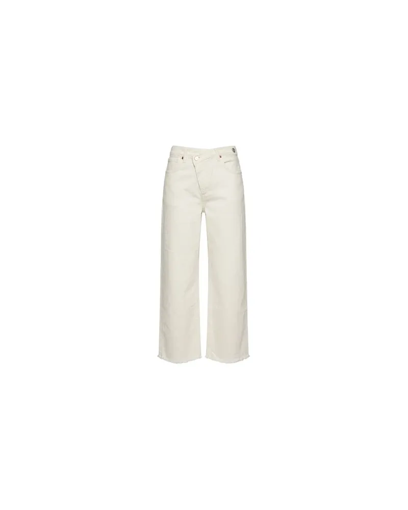 AllSaints HOSEN & RÖCKE - Jeanshosenauf YOOX.COM Cremeweiß