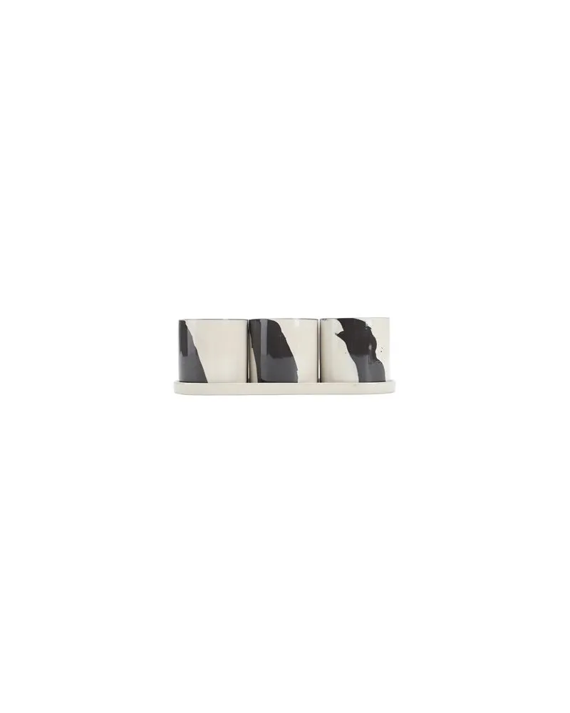 ferm LIVING INLAY HERB POTS - DEKORATIONEN - Vasenauf YOOX.COM Dunkelbraun