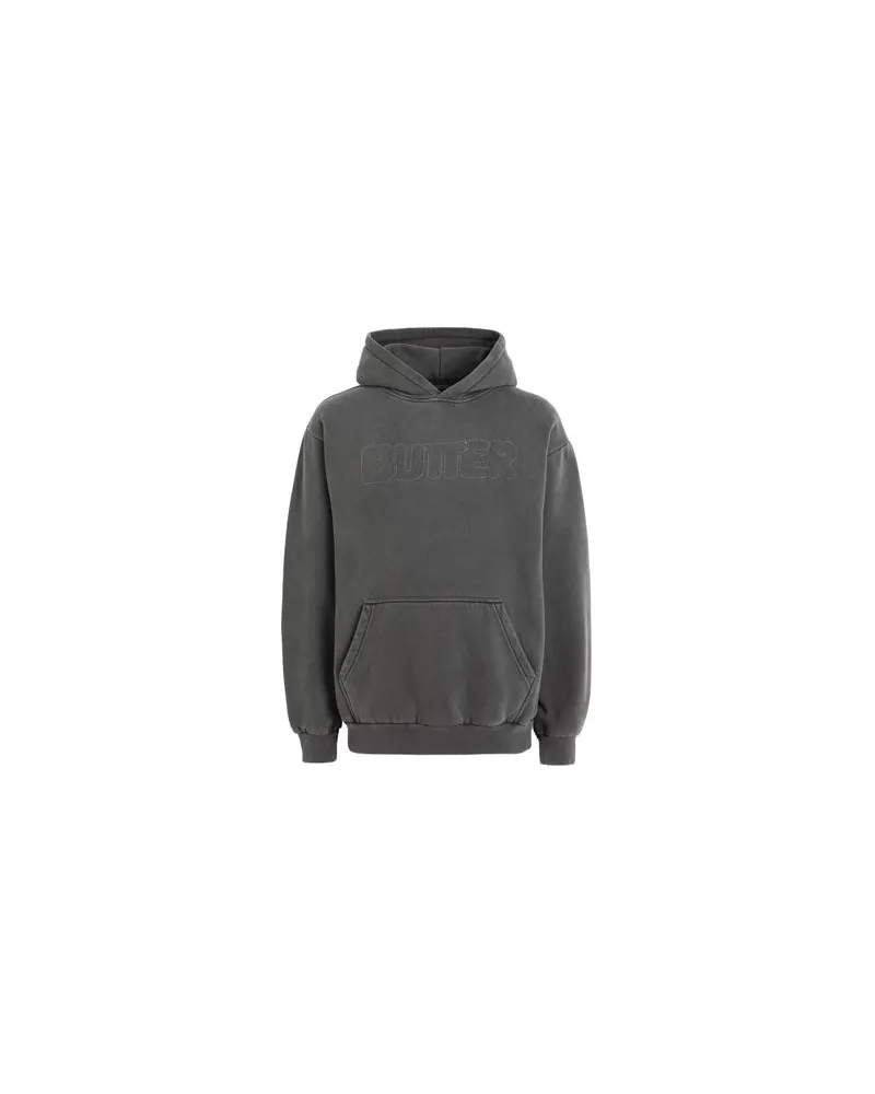 Butter Goods DISTRESSED DYE PULLOVER		  - TOPS - Sweatshirtsauf YOOX.COM Blei