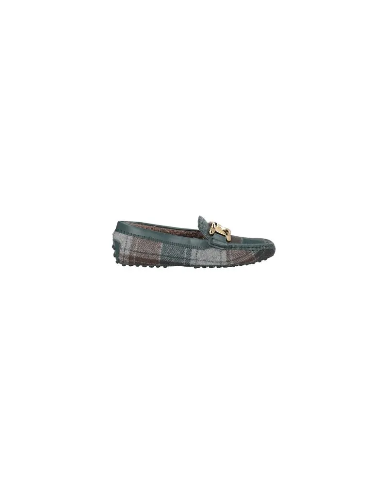 TOD'S SCHUHE - Mokassinsauf YOOX.COM Dunkelgrün